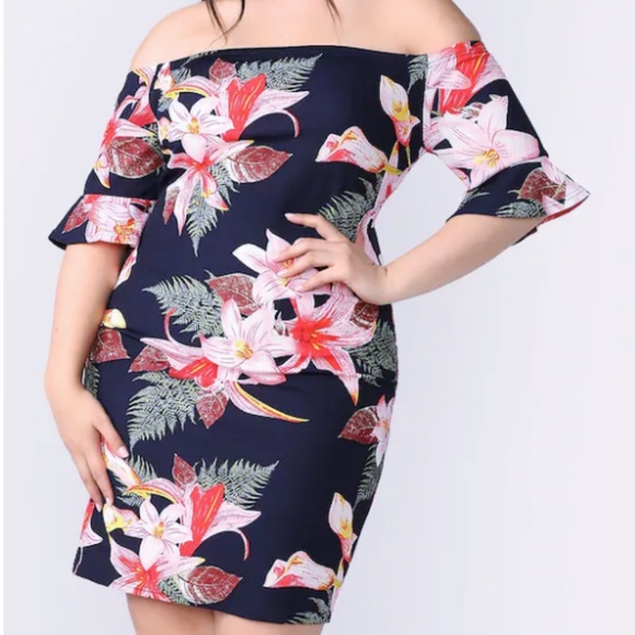 MediabyMedina Dresses & Skirts - 3/$30🦄HP🦄Floral print Off Shoulder Dress